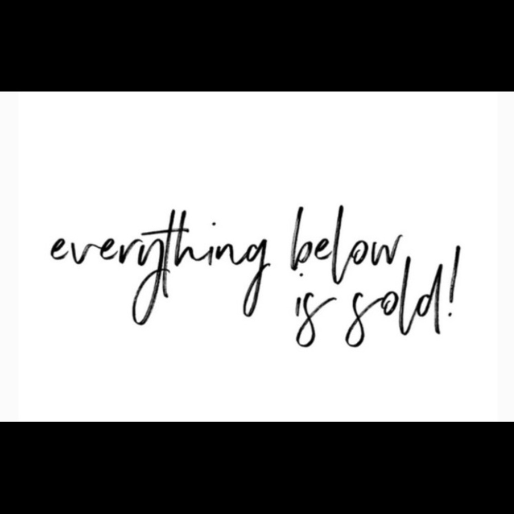 ⭐️⭐️ SOLD ⭐️⭐️